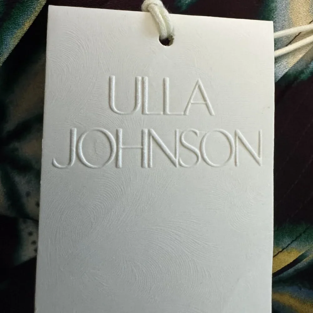 Ulla Johnson Womens Rosie Top Size 2 Olivinite Short Sleeve New with tags blouse - Picture 8 of 11